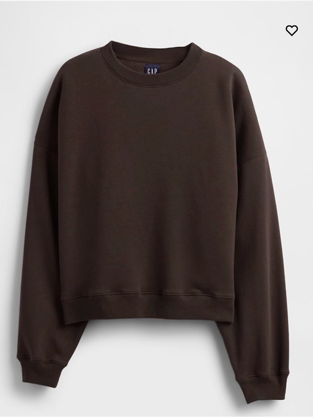 GAP VintageSoft Wedge Crew Sweatshirt